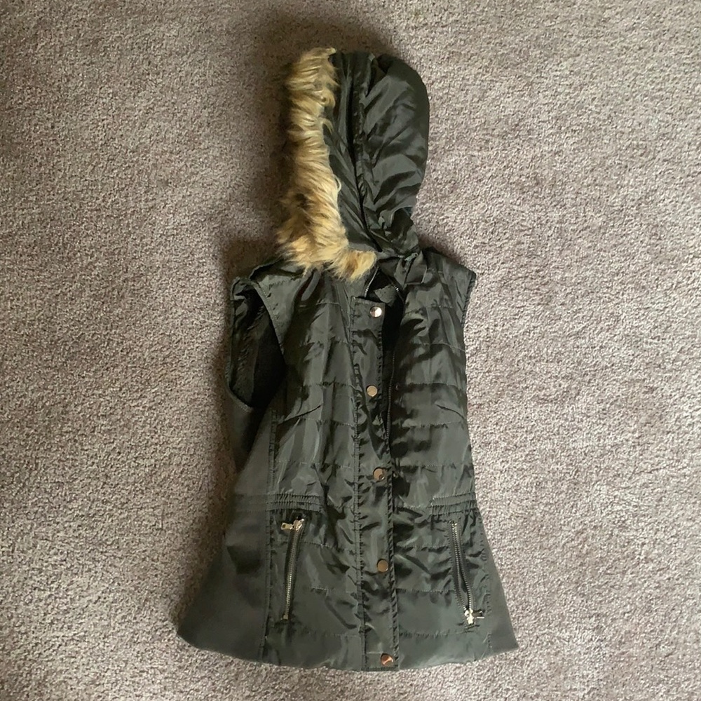 Fun fur vest!